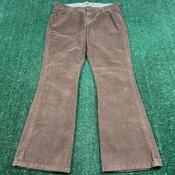 Levi's Pants - Levi's 515 Pants Women's 34x30" Brown Corduroy Nouveau‎ Bootcut Flare High Y2K